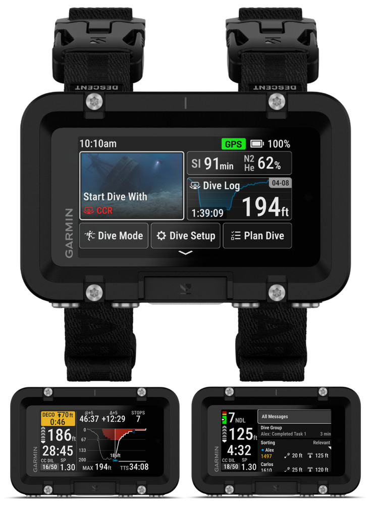 Garmin Descent X50i Premium Dive Computer 3"Touchscreen Display GPS Dive Compass