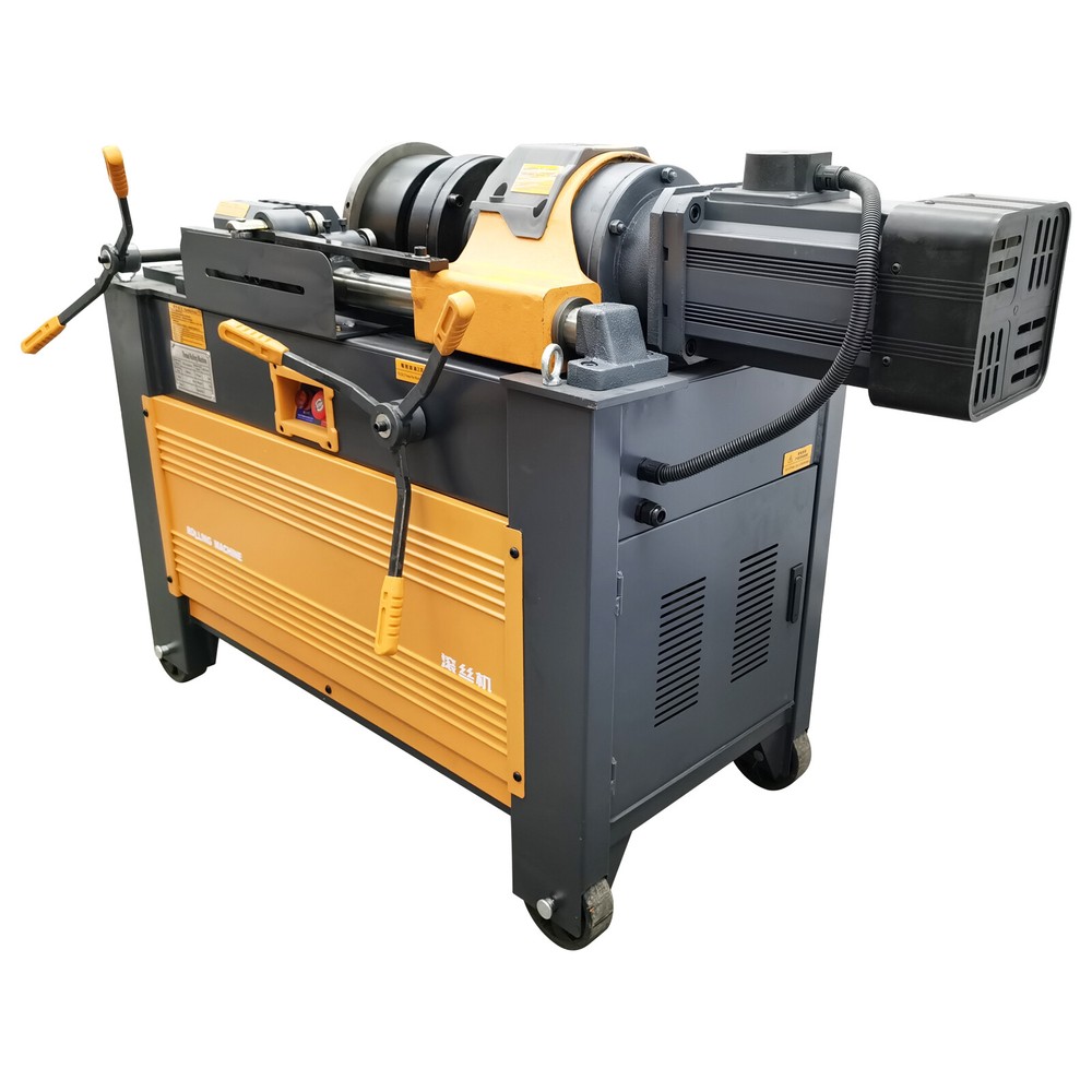 Automatic Rebar Thread Rolling Machine 220V 3PH 0.6"-1.6" Steel Bar Threading