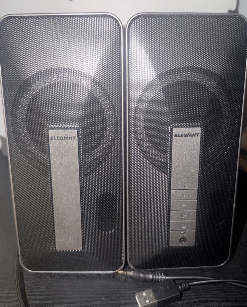 USB PC Speakers, ELEGIANT 10w Portable Bluetooth computer Speaker Systems