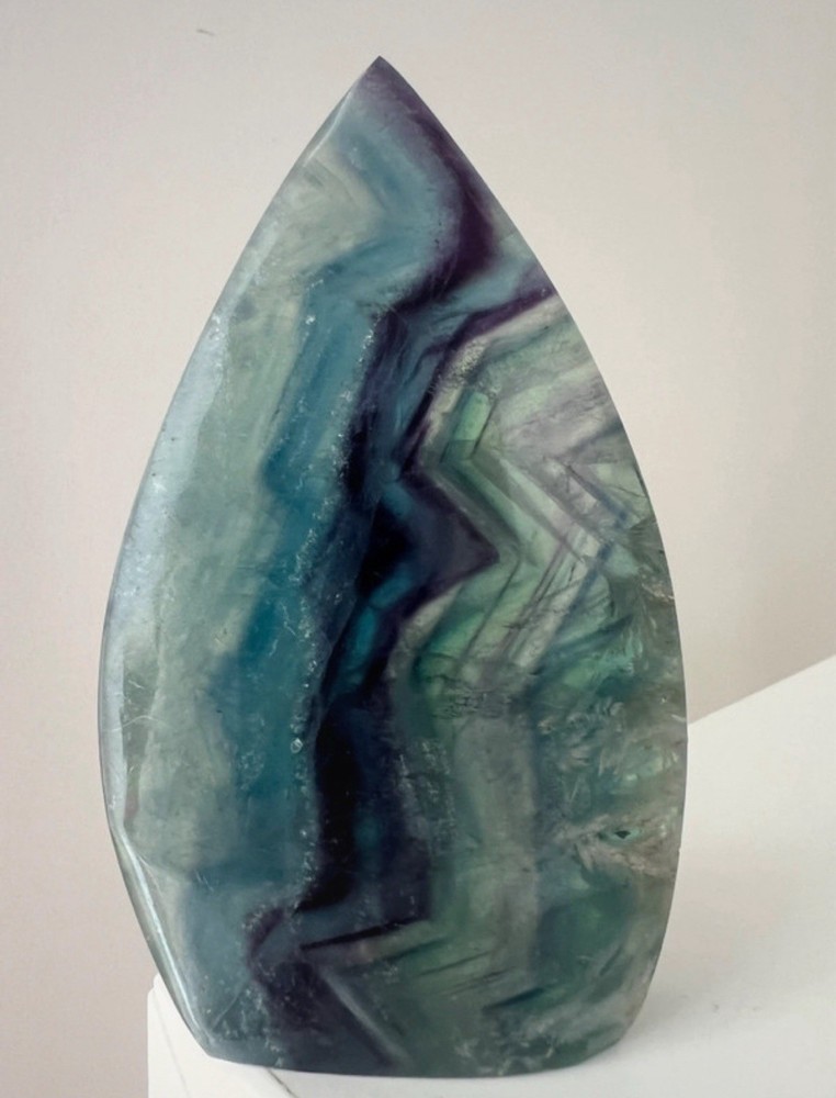 153g Fluorite Polished Teardrop