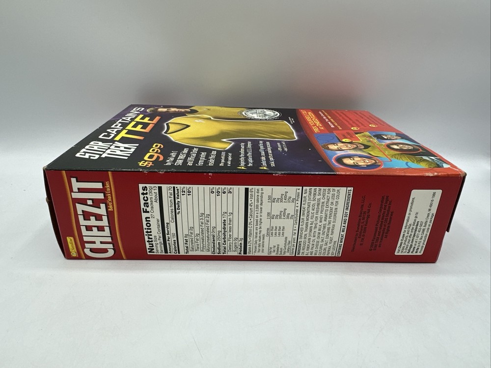 CHEEZ-IT Box Star Trek Captain’s Tee Offer 2009