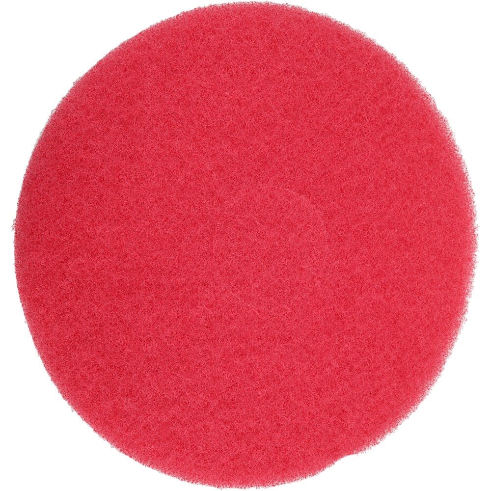 PRO SOURCE High Gloss Floor Machine Buff: 5 Pack, Fine Red Polyester, 14" Diam