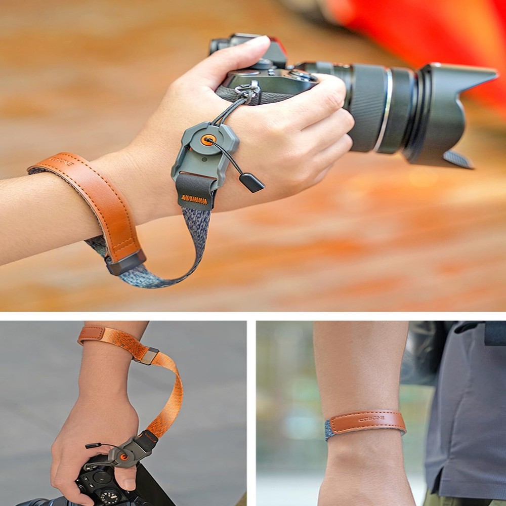 Camera Wrist Strap for Photographers with Quick Release Adjustable Quick Rele...