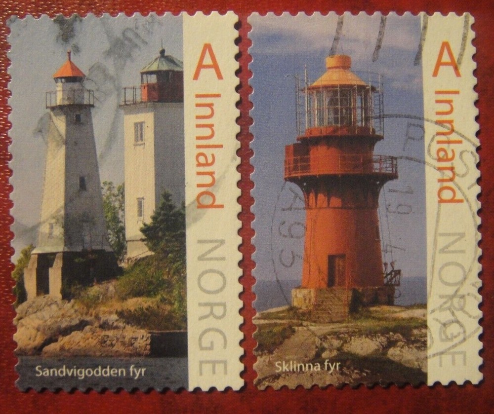 Norway 2016. Lighthouses. Used.