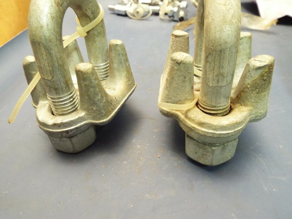1" INCH FORGED GALVANIZED WIRE ROPE CLIP