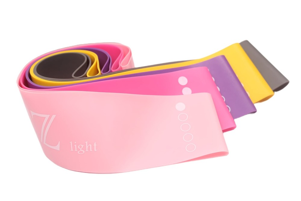 Resistance Loop Exercise Bands with Carry Bag| Workout Loop Bands for Body Wo...
