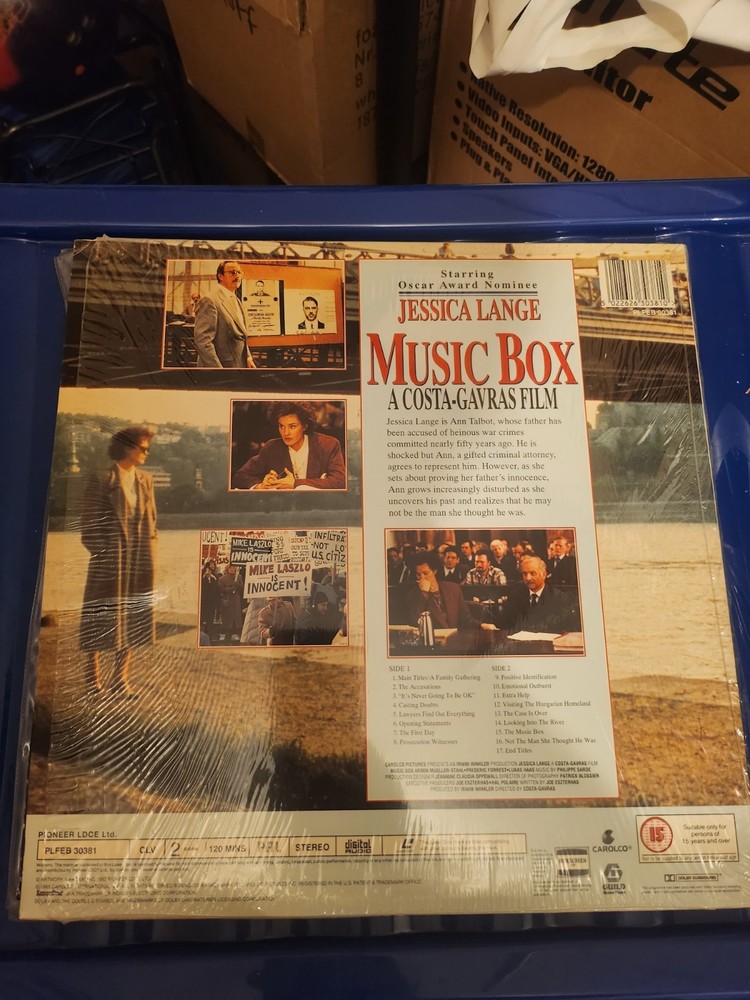 Music Box Laserdisc