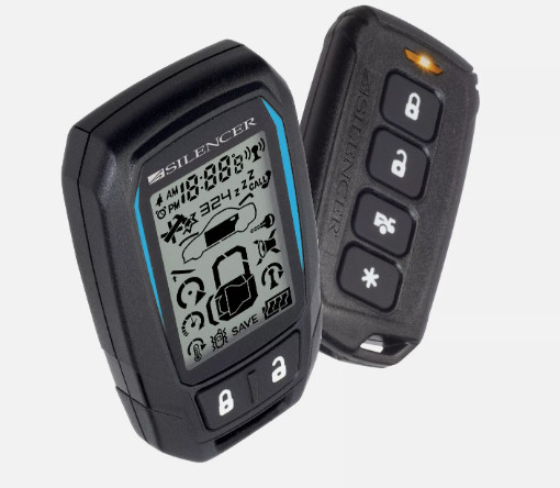 Silencer 552SSR 2 Way Remote Start with Keyless Entry Security 1/4 Mile Range
