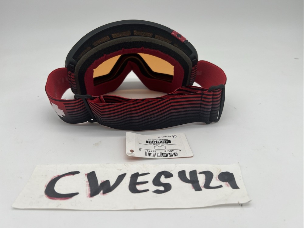Spy Optic Platoon Snow Goggles. Red and Black Frame.