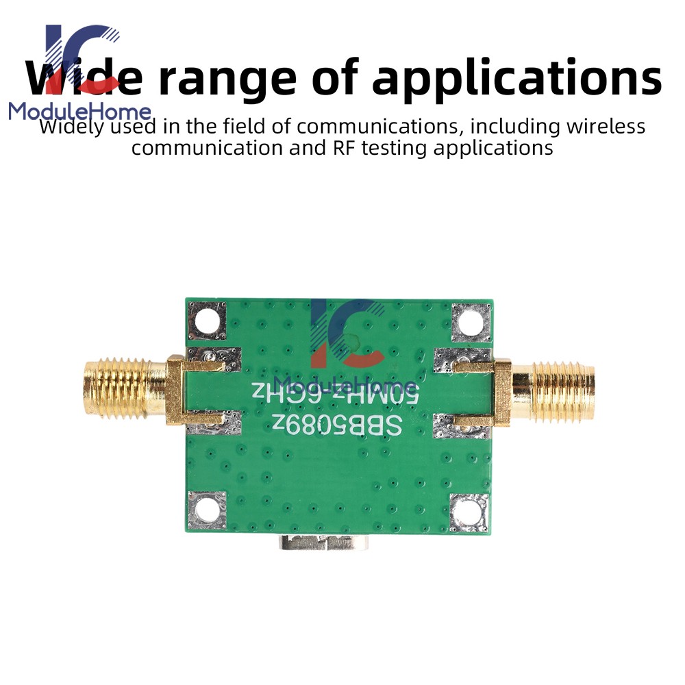 DC 5V SBB5089 Gain 20dB RF Module 5MHz~6GHz RF Power Amplifier Front-end module
