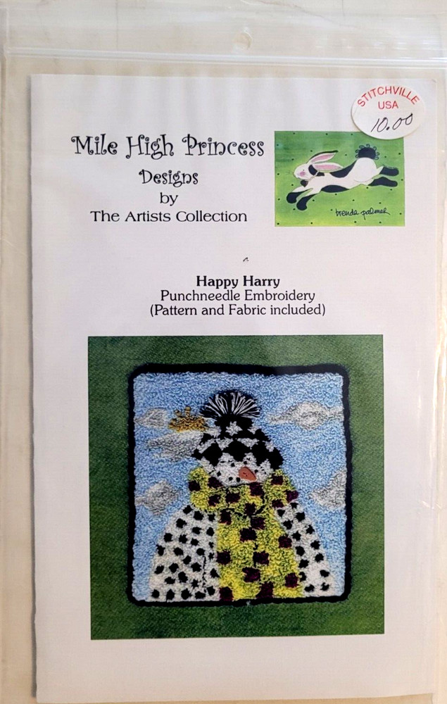 2 patterns (partial kits), 1 book, Happy Harry, Pumpkin Duo, Dancing Needles