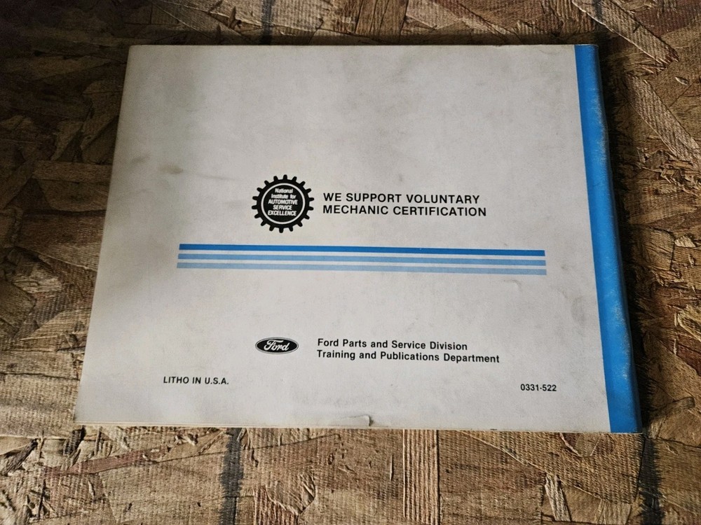 **USED** 1981 Econoline Electrical & Vacuum TroubleShooting Manual