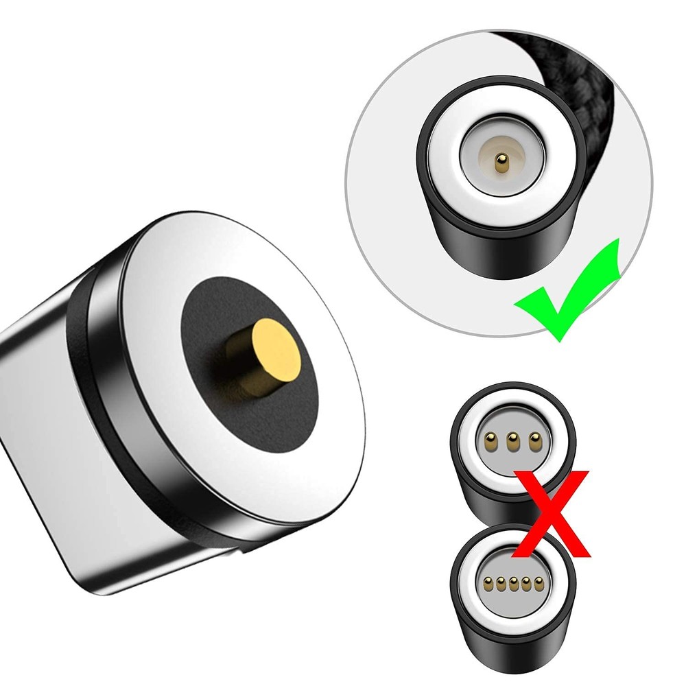 Magnetic Connector Tips Head for Type C Android Devices (9 Pack), Magnetic Ph...