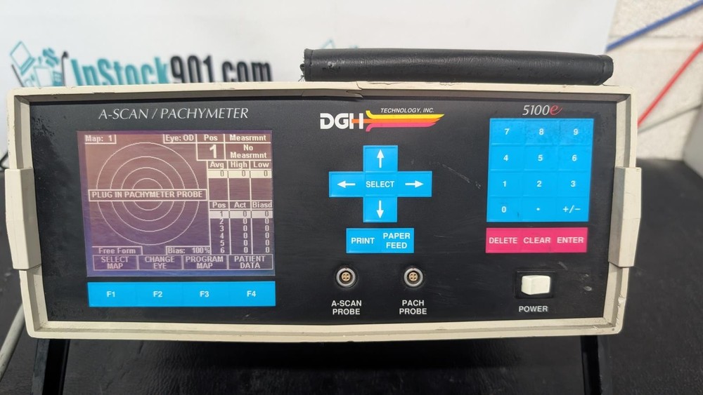 DGH Technology 5100e A-Scan Pachymeter w/ IOL Computation Module & 2 Handpieces