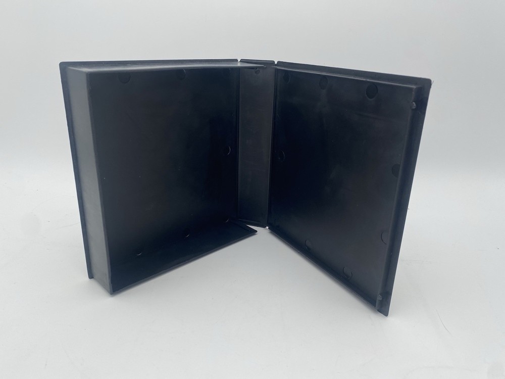 Vintage Gray 5.25 Floppy Disk Storage Case Box PC Computer Disk Holder