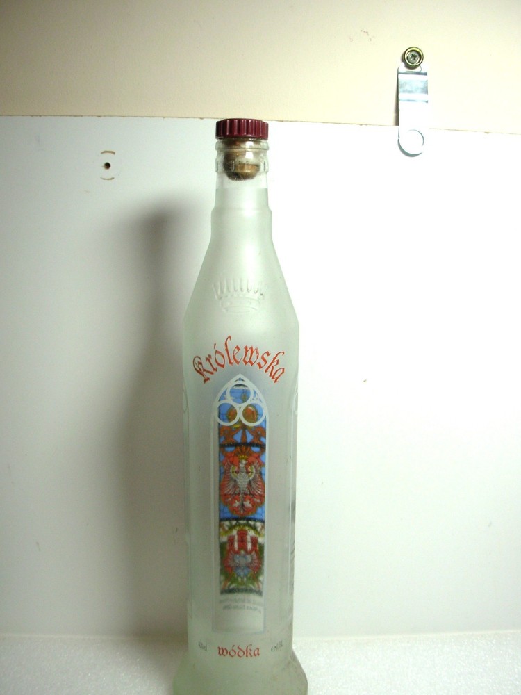 Królewksa Polish Vodka Bottle (EMPTY)