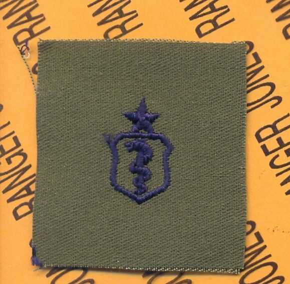 USAF Air Force Physician Senior Qualification OD Green & Blue badge patch