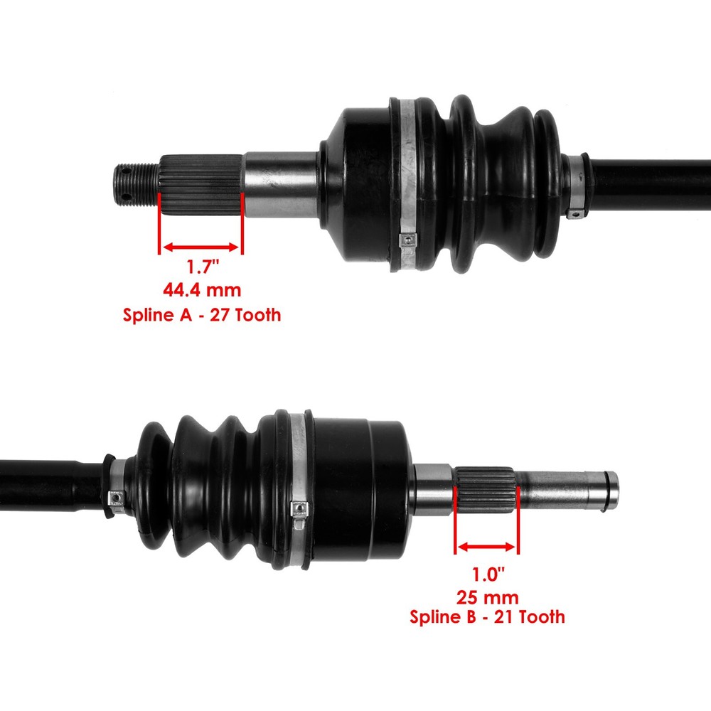 Front Left CV Joint Axle Shaft for Hisun Forge 500 Forge 600 Forge 700 4X4