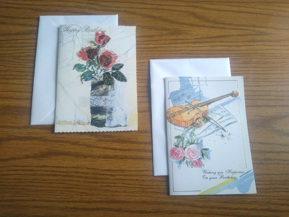 General Birthday Cards W/Envelopes 8 - (5 x 7 ) Assorted