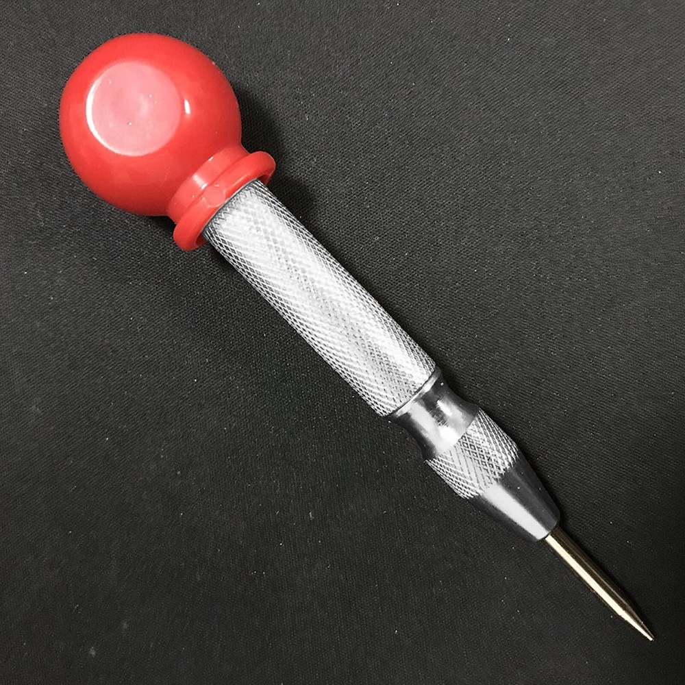 Quick Drill Bit Set Automatic Center Punch Strikes Surface Hammer Spring Loaded