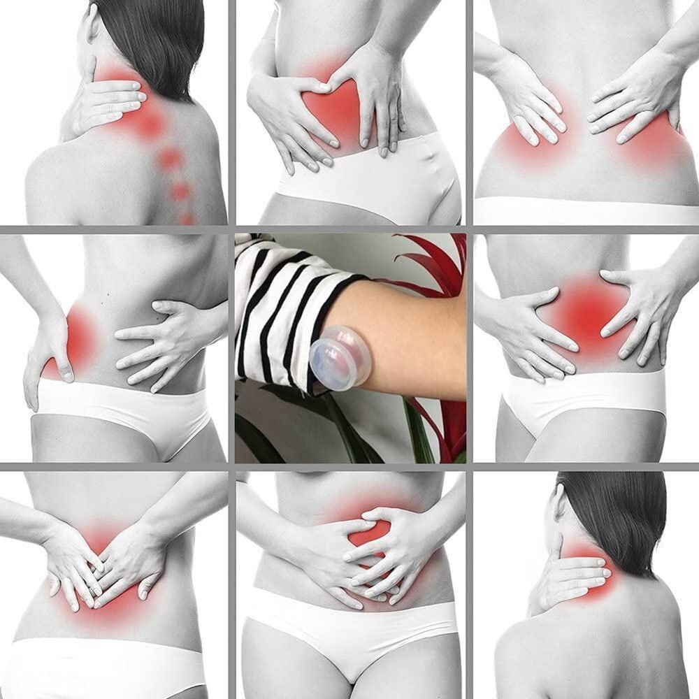 Cupping Therapy Set Professional Massage Therapy Studio Household Silicone Cups