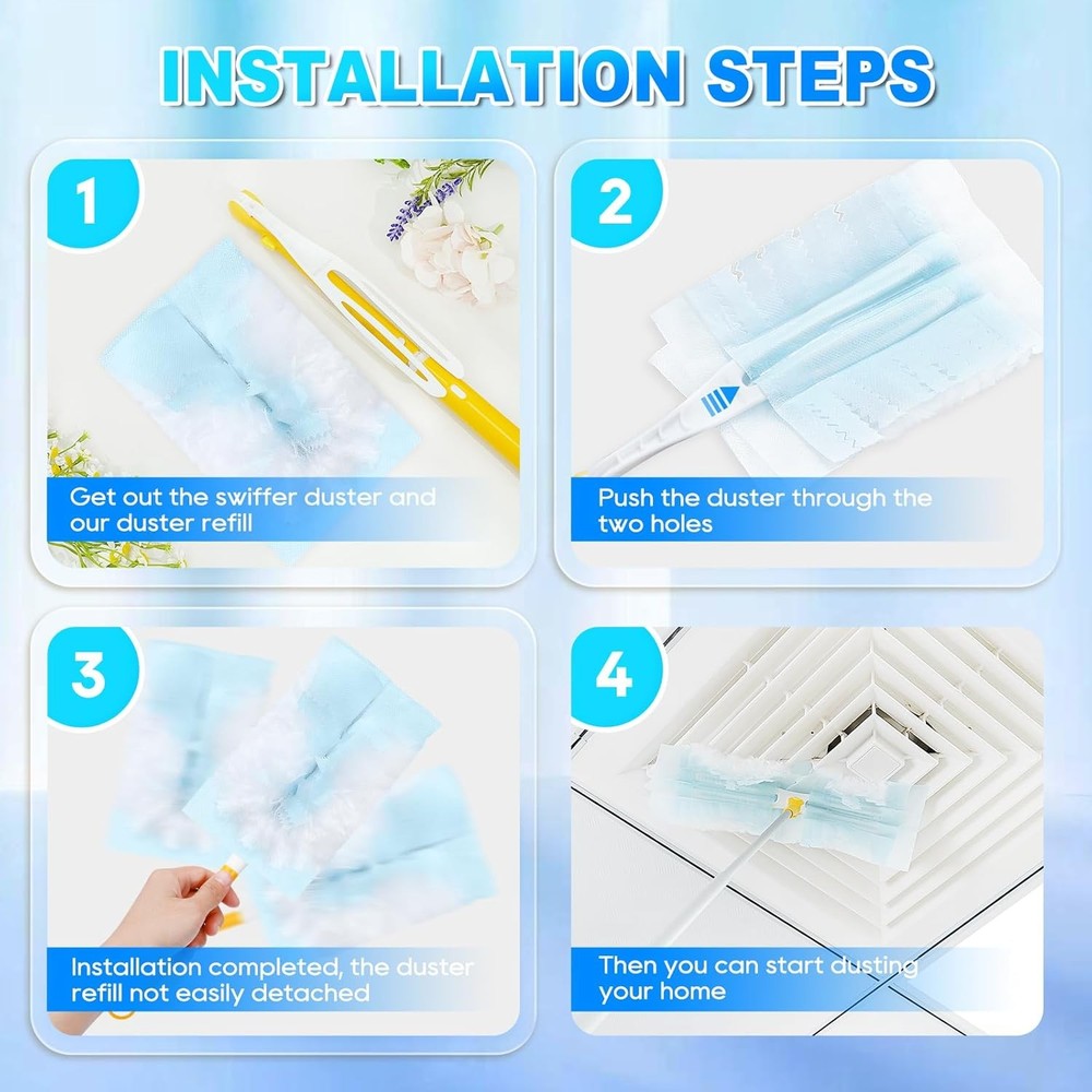 Duster Refill Compatible with Swiffer Hand Duster, 20 Pack-unscented