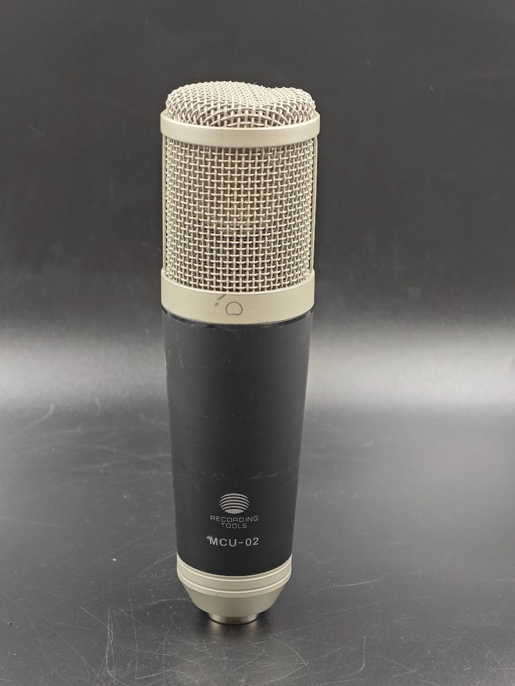 Recording MCU-02 USB Studio Condenser Microphone Black Used Working