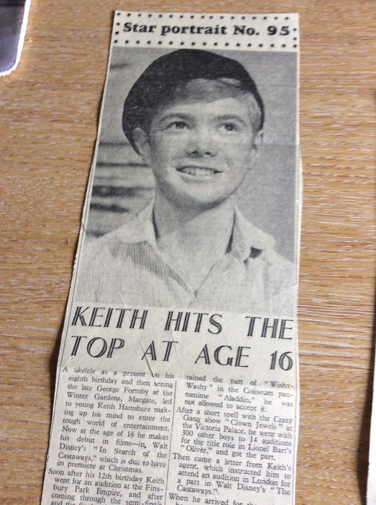 A2r Ephemera 1962 Article Keith Hamshere