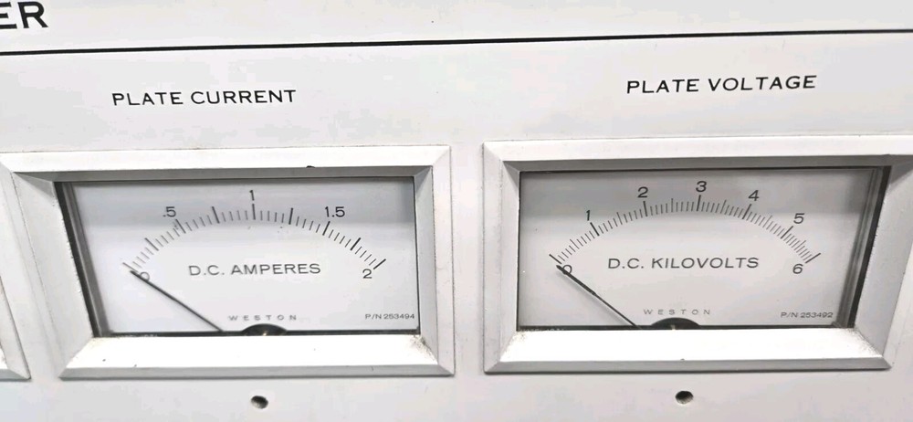 AM Transmitter Radio Front Panel Controls Collins 820 E/F-1
