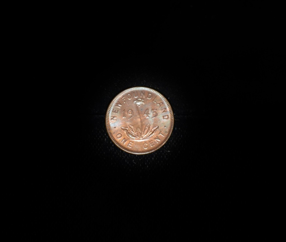 1943 Newfoundland 1 Cent KM 18 #CR10364