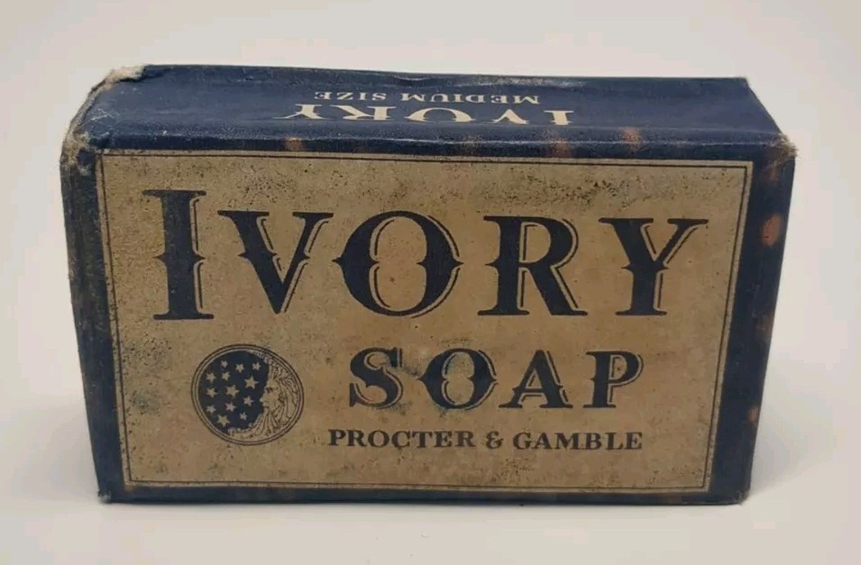 Vintage 1940's IVORY SOAP Bar In Original Wrapper - Medium Size