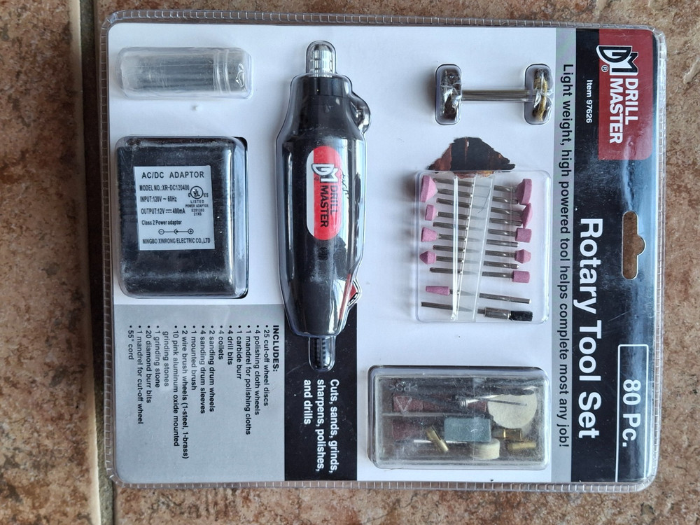 Drillmaster cutting grinding polishing sharpening drilling  Rotary Tool Kit