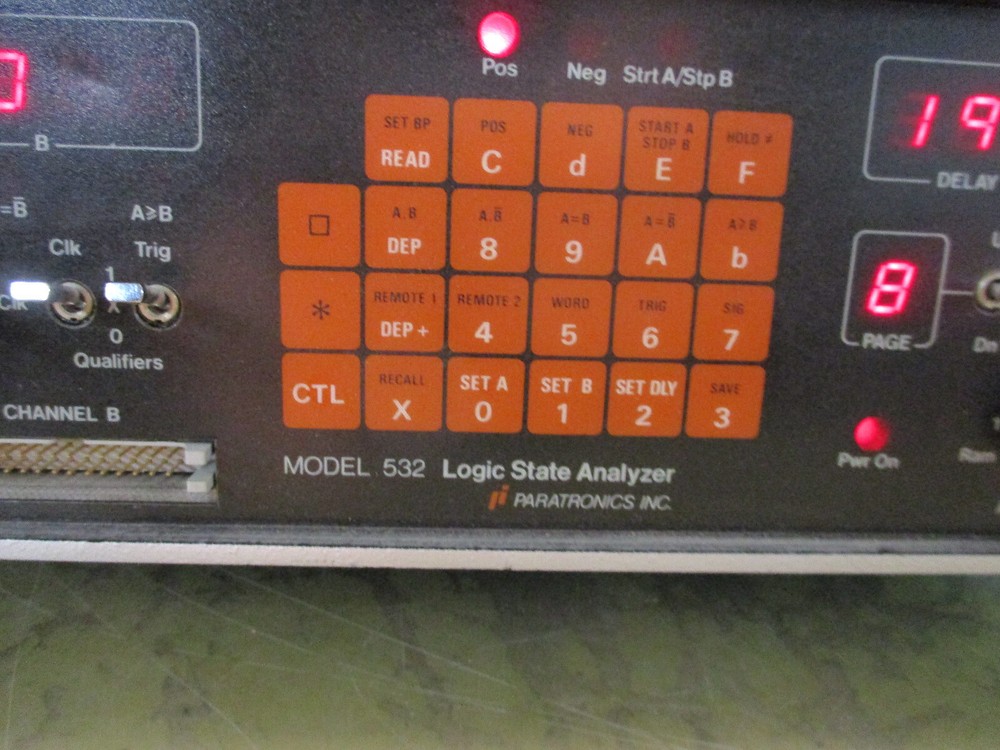 paratronics model 532 logic state analyzer [#2][3*E-18]