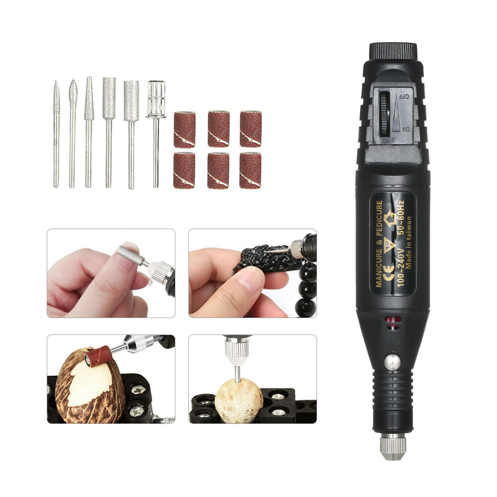 Electric Drill Tool Variable Rotary Engraving Pen Carve Set D8D1