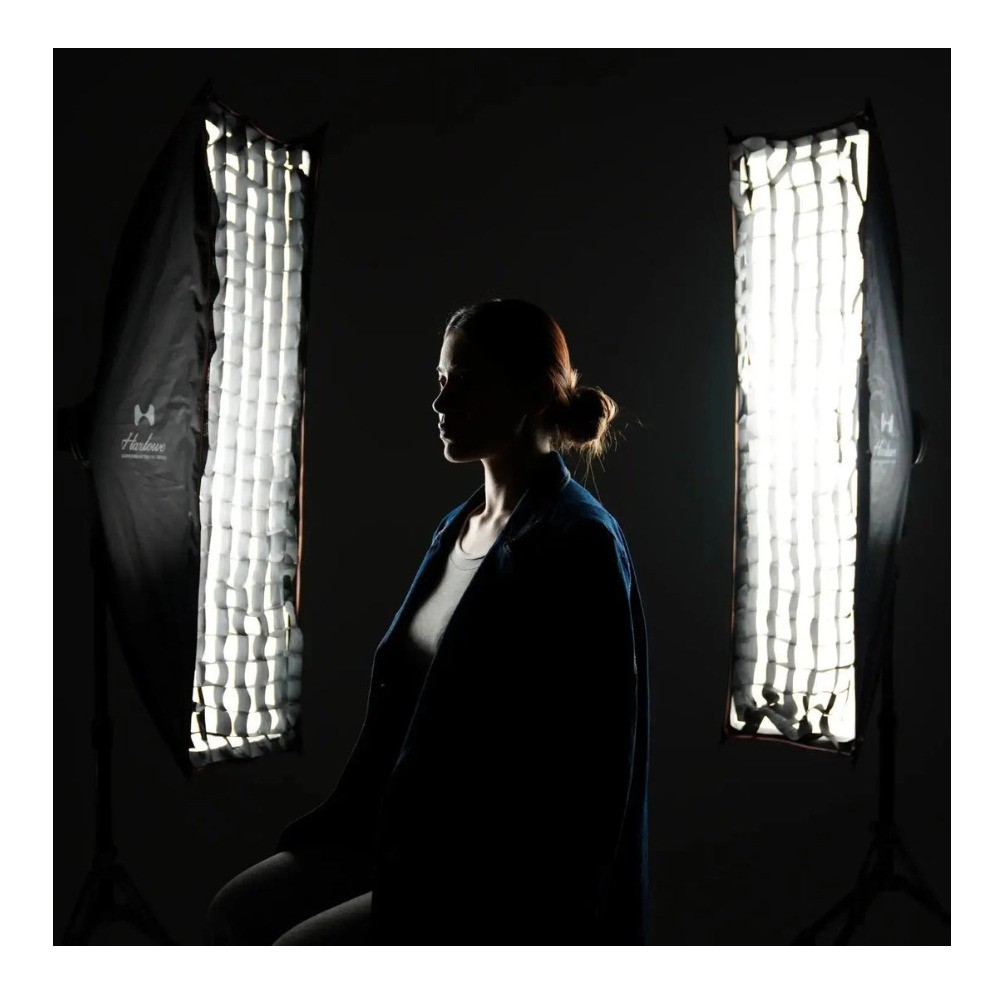 Harlowe Quick Release Softbox 1x4ft 30x120 Interchangeable Bowens PRO