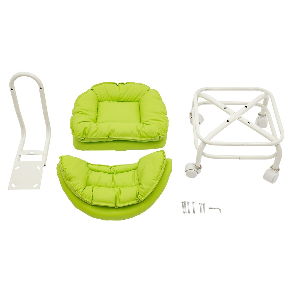 Ergonomic Rolling Stool with Back Rest, Heavy Duty Rolling Stool, Roller Chair