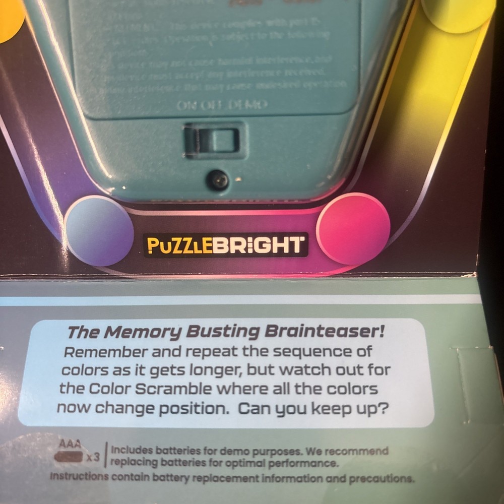 New Puzzle Bright Mini Memory Chase By Brainwright