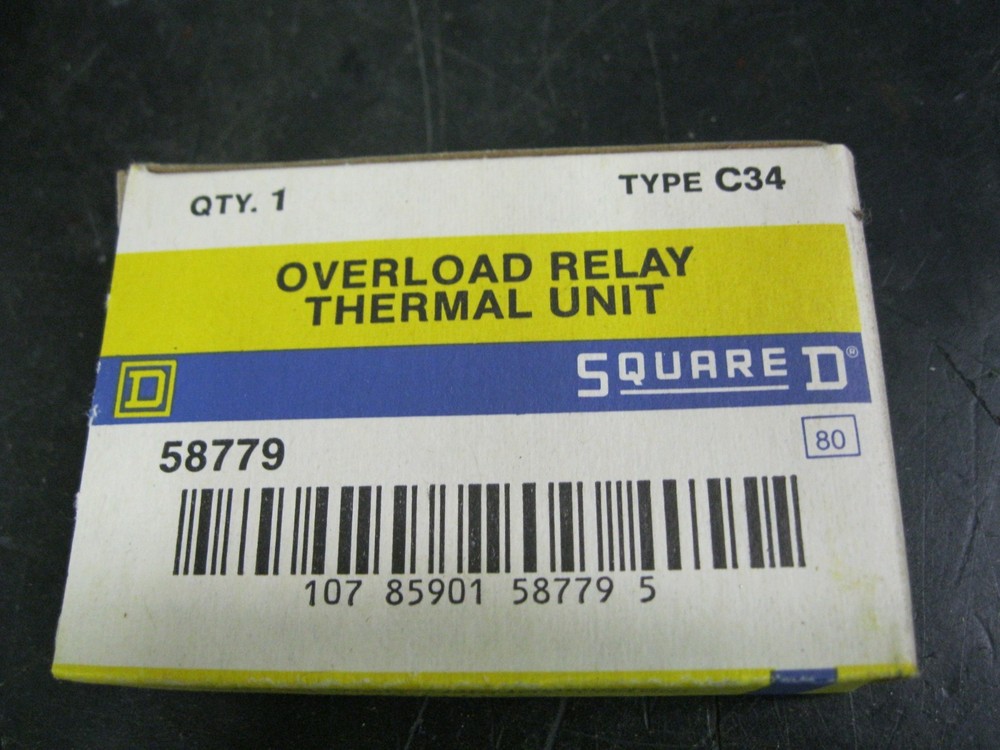 Square D C34 Overload Relay Thermal Unit