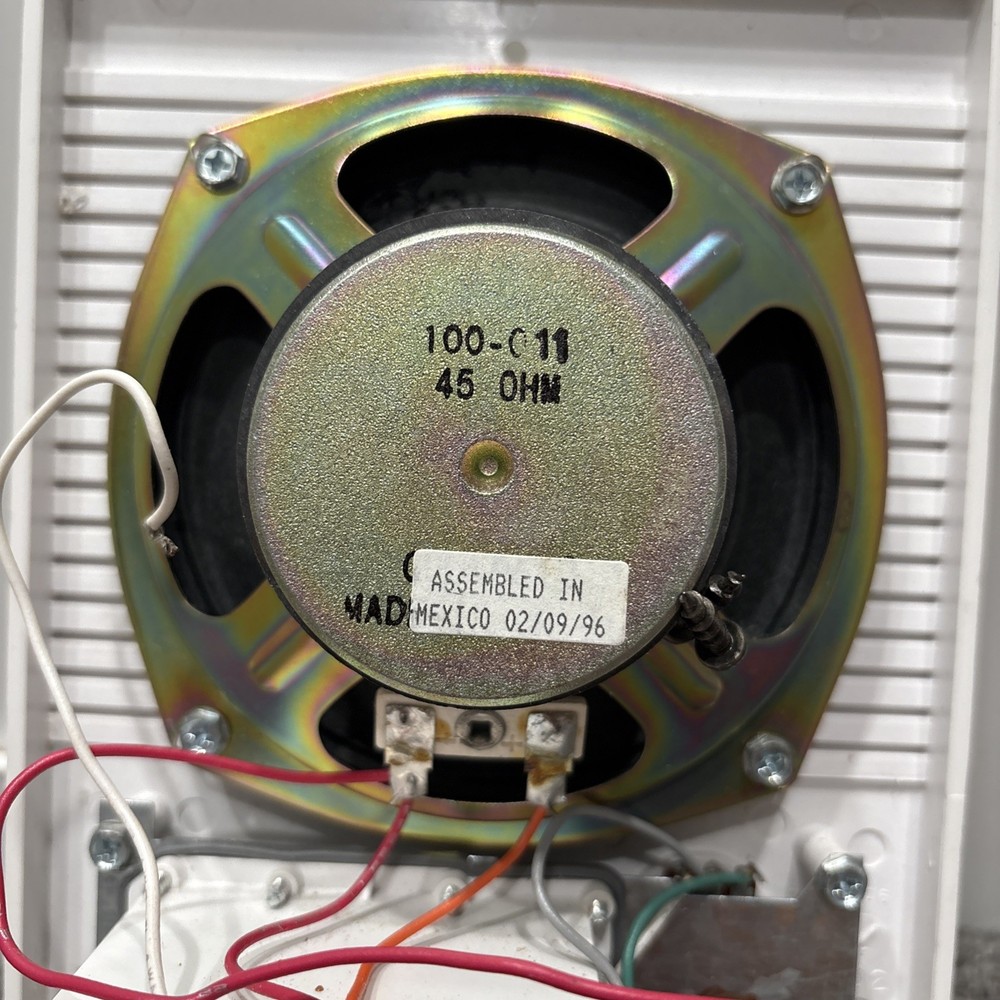 M&S Model N35 White Intercom Speaker