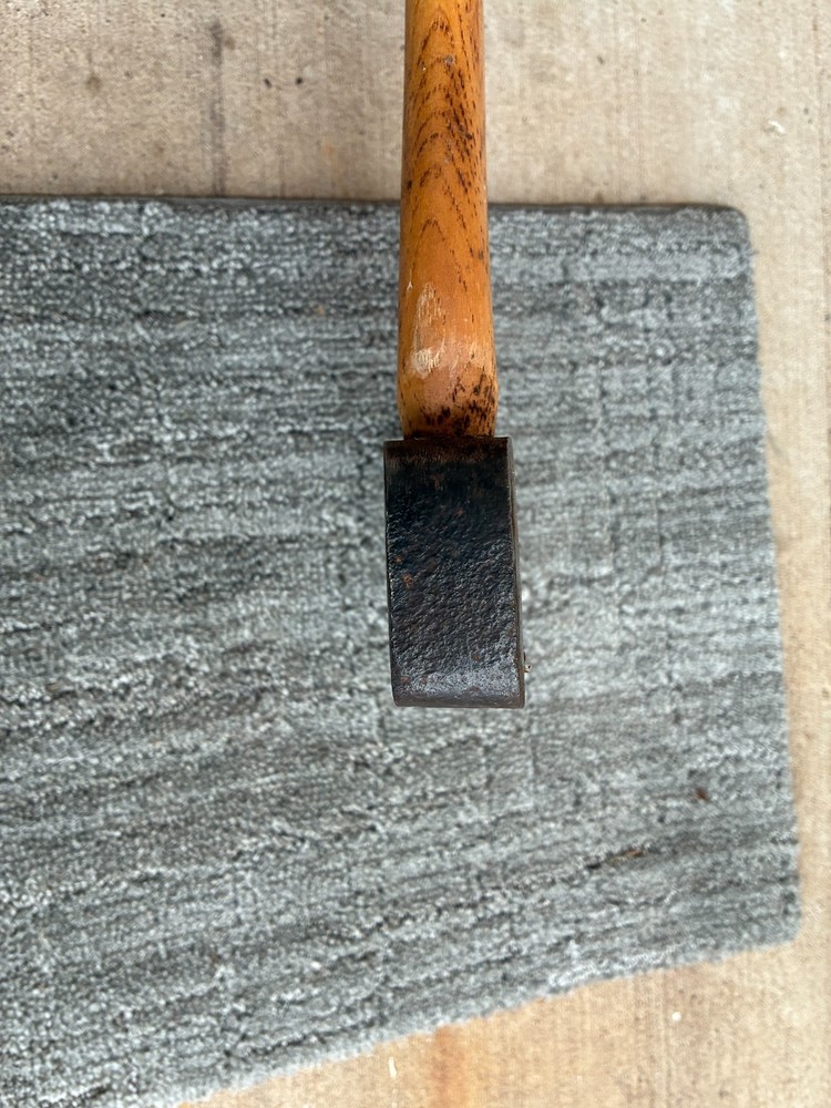 Vintage Collins Commander Single Bit Axe Phantom Bevel 34in Hickory Handle Decal