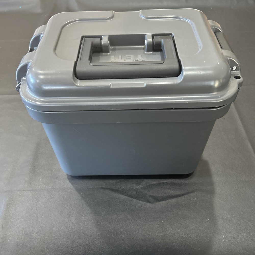 Yeti LoadOut GoBox 15 Gear Case, Charcoal - LipGrip Handles. Solid Shape!