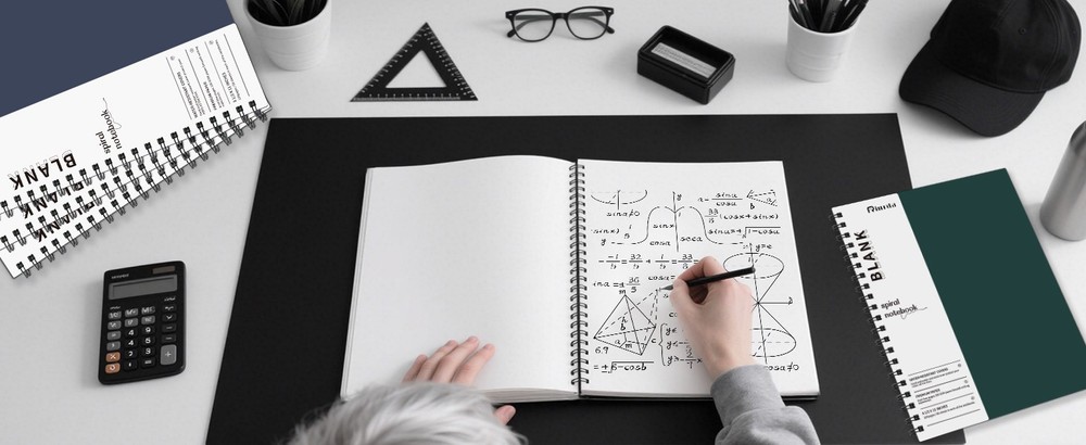 Notebook Spiral Notebook - Notebook 120 Pas 100 GSM Thi Blank