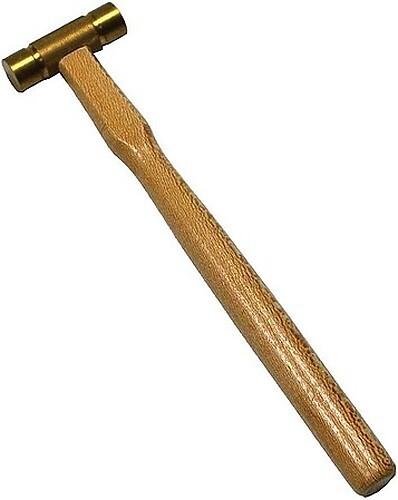 Squadron 2'' Solid Brass Hammer 3oz - Hobby and Modeling Hand Tool - #10115