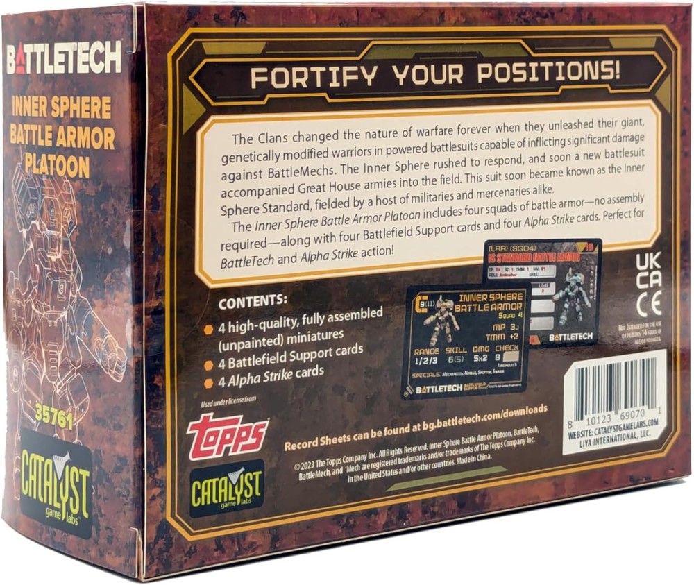 BattleTech: Inner Sphere Battle Armor Platoon
