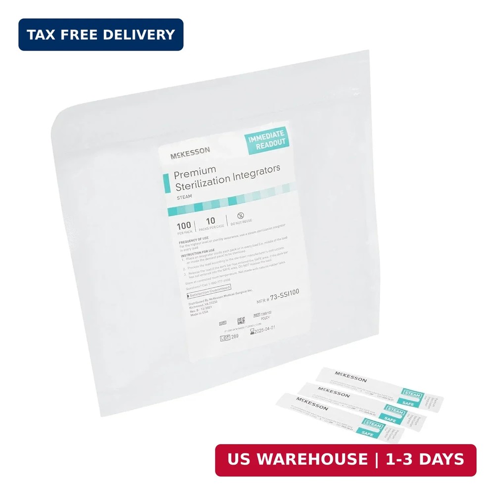 McKesson Steam Sterilization Integrator - Sterilization Chemical Integrator Stri