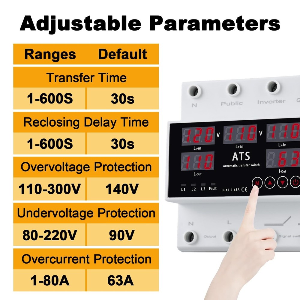 Automatic Transfer Switch,Automatic Switching Between Utility Power、Gener
