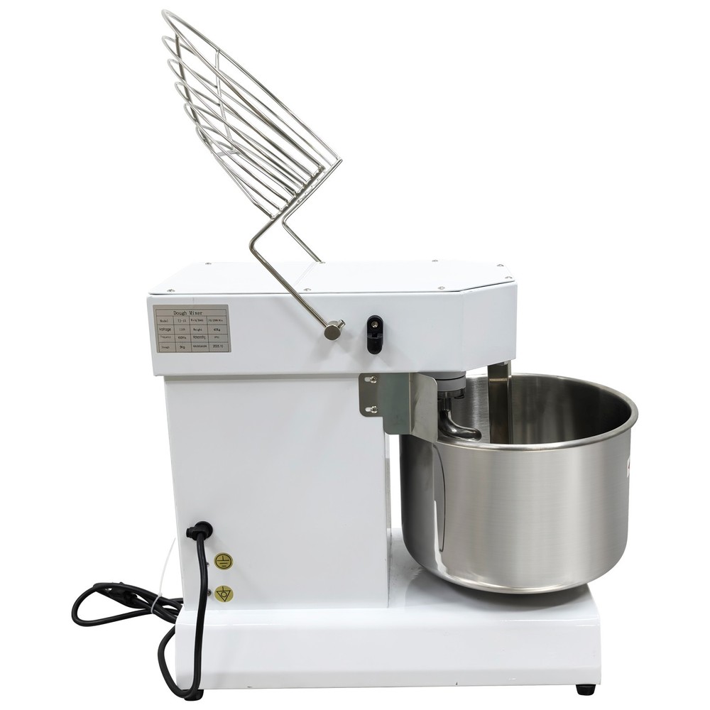 Commercial 15L Variable-Speed Dual Action Dough Mixer 110V Microcomputer Control