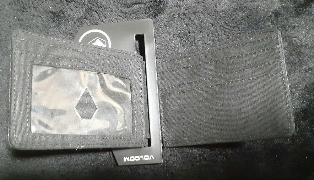 Volcom Black Bifold Wallet