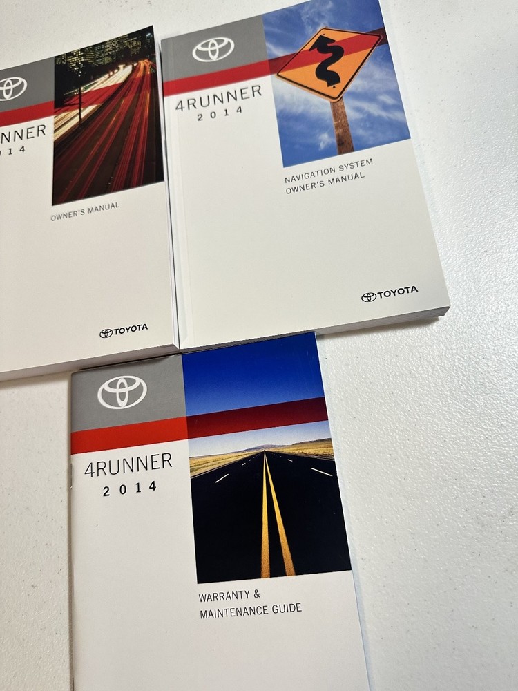 Toyota 4Runner 2014 Owners Manual Set