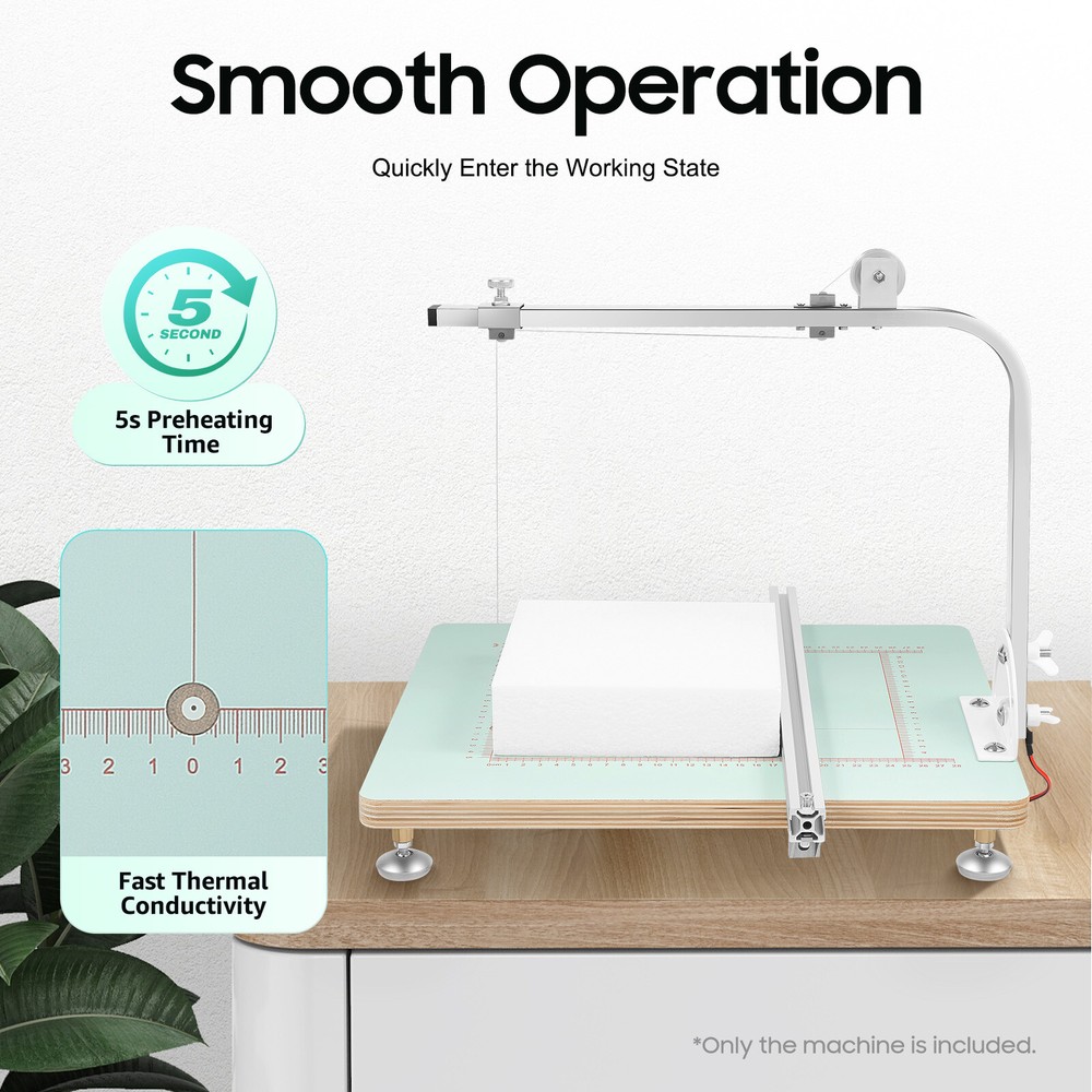 Foam Cutter Hot Wire Cutter Working Table Tool Styrofoam Sponge Cutting Machine